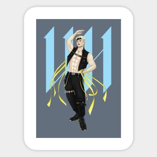 Wonho by Elinor Keat Sticker